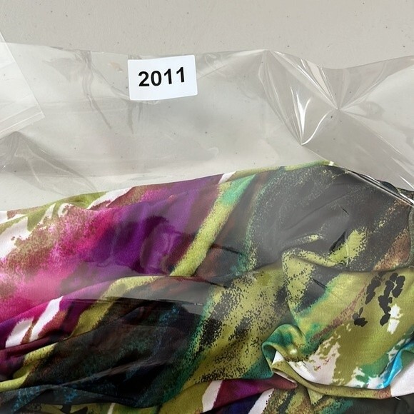 Accidentally in Love Strapless Body Con Multi Print Color Dress Size Small - Picture 9 of 9